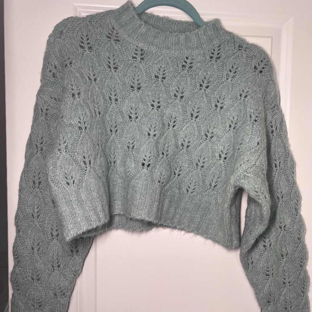 TopShop Light Blue Sweater- Small